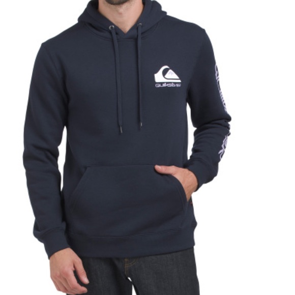 Quicksilver Omni Logo Black Hoodie - Picture 1 of 15